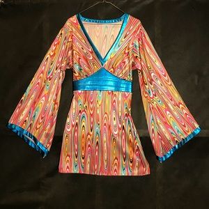 Psychedelic 70s mini-dress